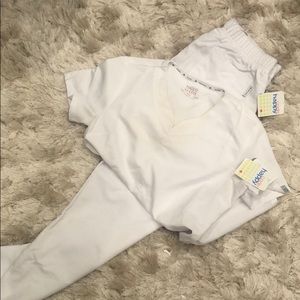 Code happy Scrubs SET never worn just tried on